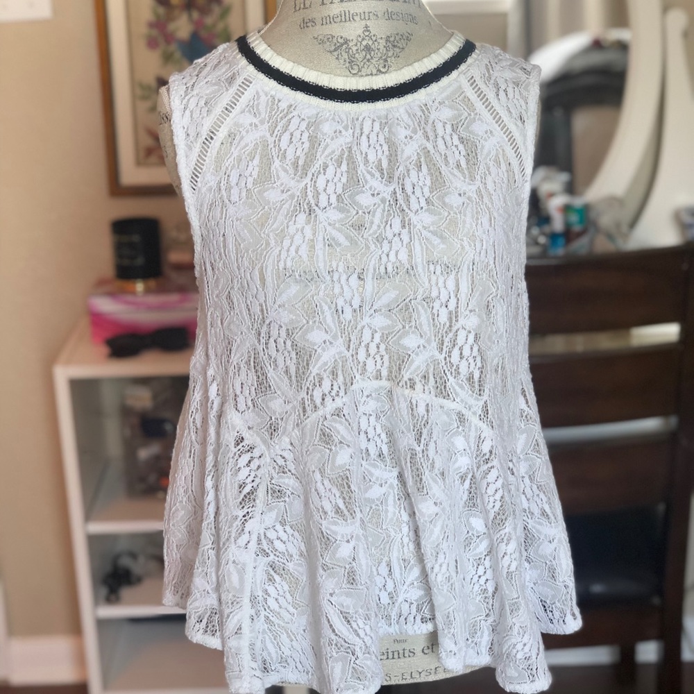 Free people lace tank